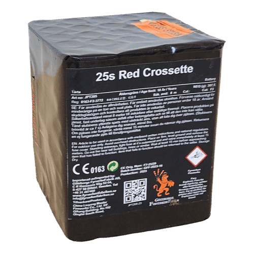 25s RED CROSSETTE - Image 1