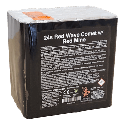 24s RED WAVE COMET w/ RED MINE - Image 1