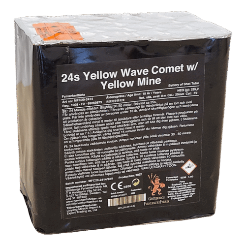 24s YELLOW WAVE COMET w/ YELLOW MINE - Image 1